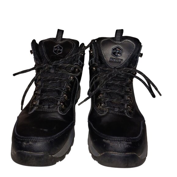 Men’s Leather Hiking Boots KHOMBU 1127721 SUMMIT K Guard Waterproof Black 9M - Picture 2 of 12